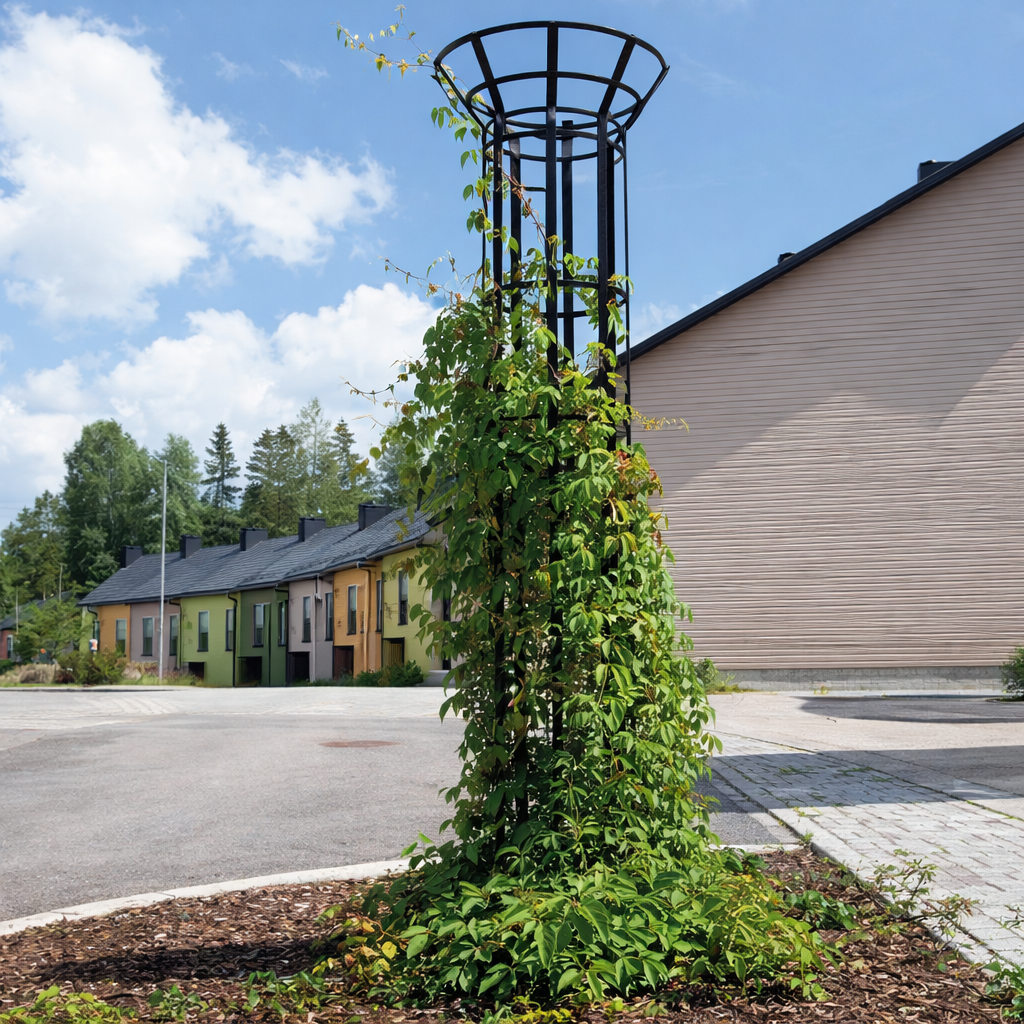 Tektar Köynnöskasviteline 2200 asennettuna kaupunkiympäristöön tai puistoon